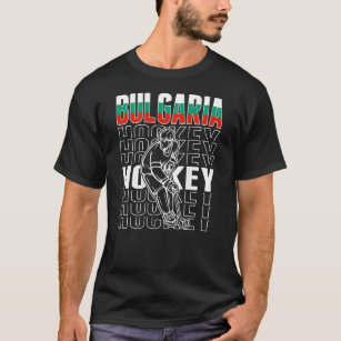 Bulgarije Ice Hockey Fans Bulgaarse Hockey Team Su T-shirt