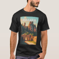 Bulgarije Illustratie Reizen Art Vintage
