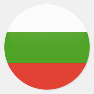 Bulgarije kwaliteit Vlag Cirkel Ronde Sticker