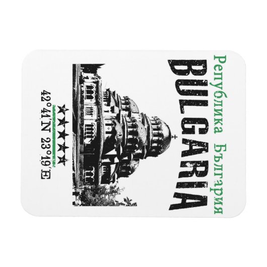 Bulgarije Magneet (Horizontaal)