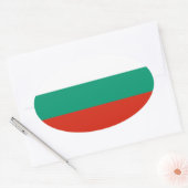 Bulgarije Ovale Sticker (Envelop)