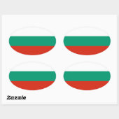 Bulgarije Ovale Sticker (Vel)