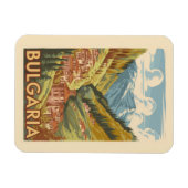 Bulgarije Painterly Illustration Travel Art Vintag Magneet (Horizontaal)
