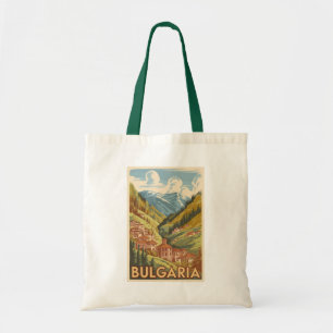 Bulgarije Painterly Illustration Travel Art Vintag Tote Bag