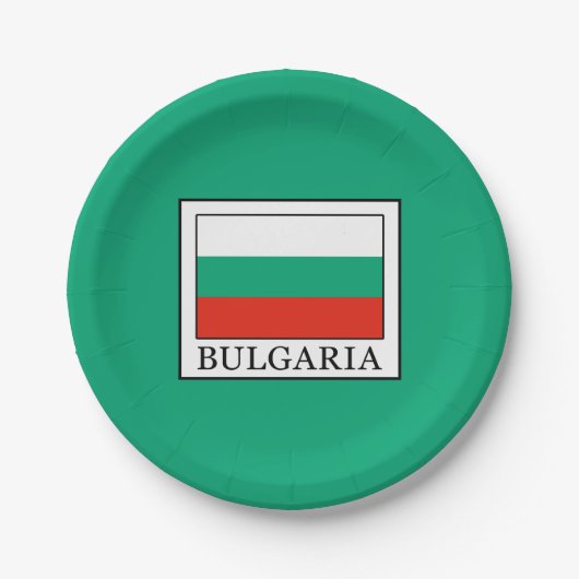 Bulgarije Papieren Bordje (Voorkant)