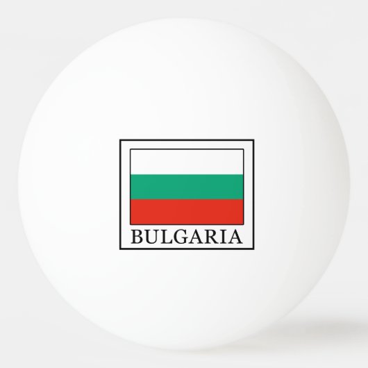 Bulgarije Pingpongbal (Voorkant)