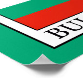 Bulgarije Poster (Hoek)