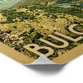 Bulgarije Poster Vintage Travel Poster (Hoek)