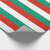 Bulgarije Red White Green Cadeaupapier (Hoek)