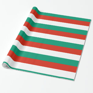 Bulgarije Red White Green Cadeaupapier