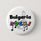 Bulgarije Rocks Ronde Button 5,7 Cm (Voorkant)