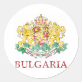  Bulgarije Ronde Sticker (Voorkant)