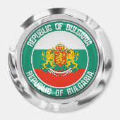 Bulgarije Round Emblem Magneet (Voorkant)
