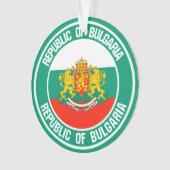 Bulgarije Round Emblem Ornament (voorkant)