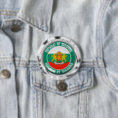 Bulgarije Round Emblem Ronde Button 7,6 Cm (In situ)