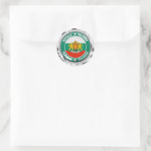 Bulgarije Round Emblem Ronde Sticker (Tas)
