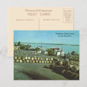 Bulgarije, Ruse, haven aan de Donau Briefkaart (Voorkant / Achterkant)