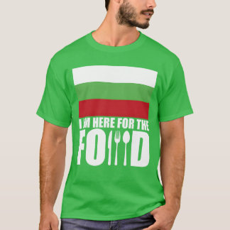 Bulgarije souvenir eten reizen retro t-shirt