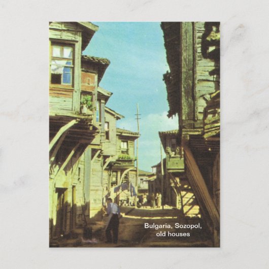 Bulgarije, Sozopol, oude huizen Briefkaart (Voorkant)