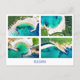 Bulgarije, strand van het Zwarte Zee, briefkaart