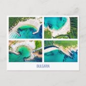 Bulgarije, strand van het Zwarte Zee, briefkaart (Voorkant)