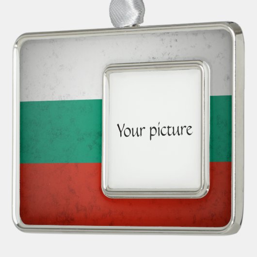 Bulgarije Verzilverd Omlijst Ornament (Links)