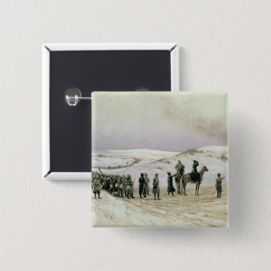 Bulgarije Vierkante Button 5,1 Cm (Voorkant /achterkant)