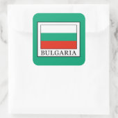 Bulgarije Vierkante Sticker (Tas)