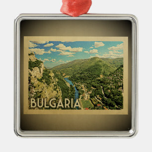 Bulgarije Vintage Travel Ornament