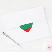 Bulgarije Vlag Hart Sticker (Envelop)