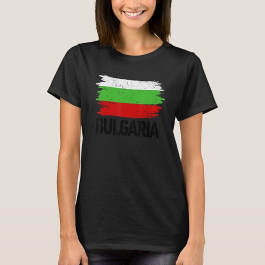Bulgarije vlag het Bulgaarse koninklijk koninklijk T-shirt (Voorkant)