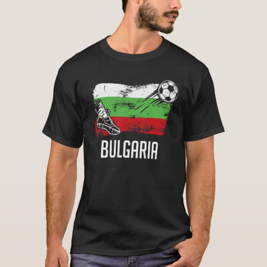 Bulgarije vlag Jersey Bulgaars voetbalteam Bulgari T-shirt (Voorkant)