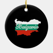 Bulgarije vlag kaart keramisch ornament (Achterkant)
