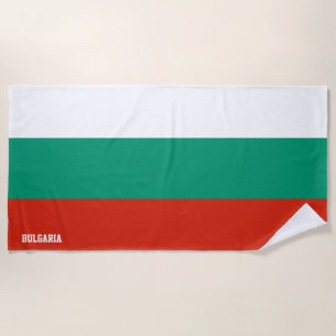 Bulgarije Vlag Prachtig Patriottisch Strandlaken