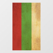 Bulgarije Vlag Vintage Ontwerp Raamsticker (Vel)