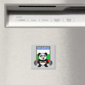 Bulgarije Weightlift Panda Magneet (Insitu (Vaatwasser))