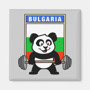 Bulgarije Weightlift Panda Magneet