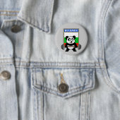 Bulgarije Weightlift Panda Ronde Button 5,7 Cm (In situ)