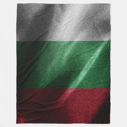 Bulgarije zijden vlag fleece deken (Voorkant)