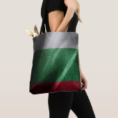 Bulgarije zijden vlag tote bag (Dichtbij)
