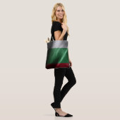 Bulgarije zijden vlag tote bag (Op model)