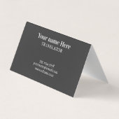 Bulgarije zijden vlag visitekaartje (Achterkant)