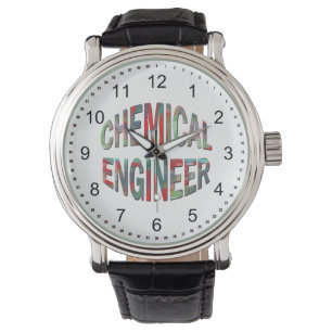 Bulging Chemical Engineer Horloge