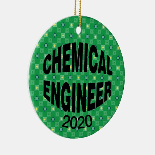 Bulging Chemical Engineer Keramisch Ornament (Rechts)