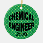 Bulging Chemical Engineer Keramisch Ornament (Voorkant)