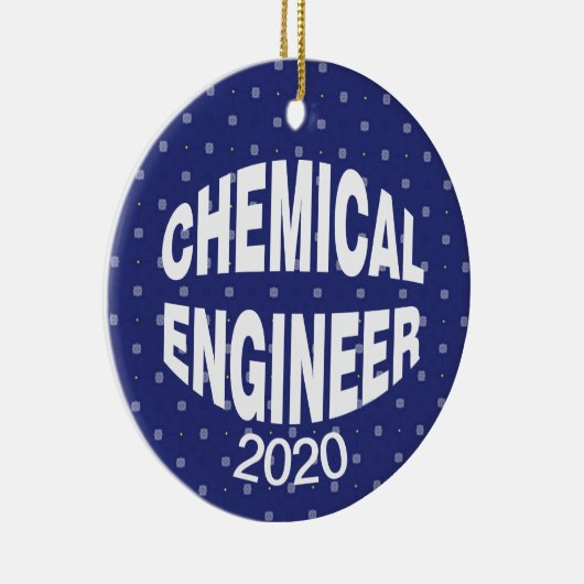 Bulging Chemical Engineer Keramisch Ornament (Rechts)