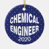 Bulging Chemical Engineer Keramisch Ornament (Voorkant)