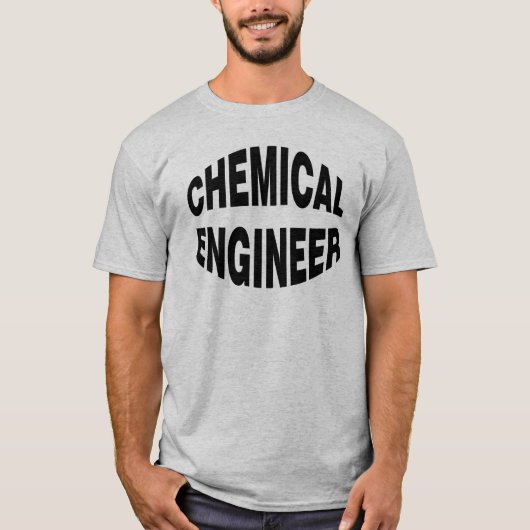 Bulging Chemical Engineer T-shirt (Voorkant)