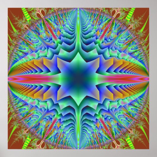 Bulging Mandala Poster (Voorkant)