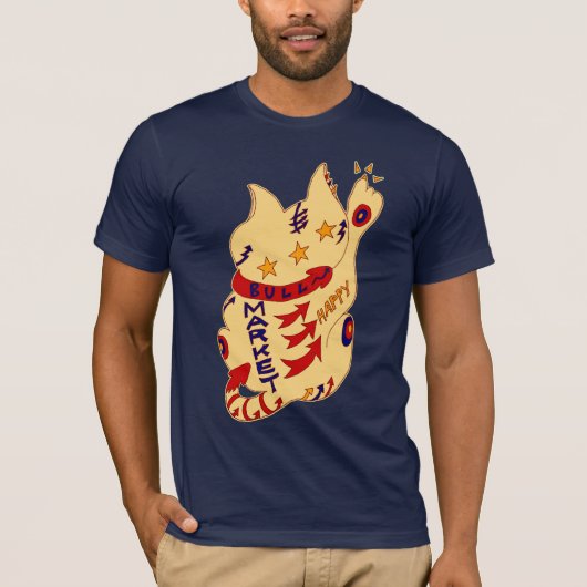 bulgmarkt happy cat t-shirt (Voorkant)